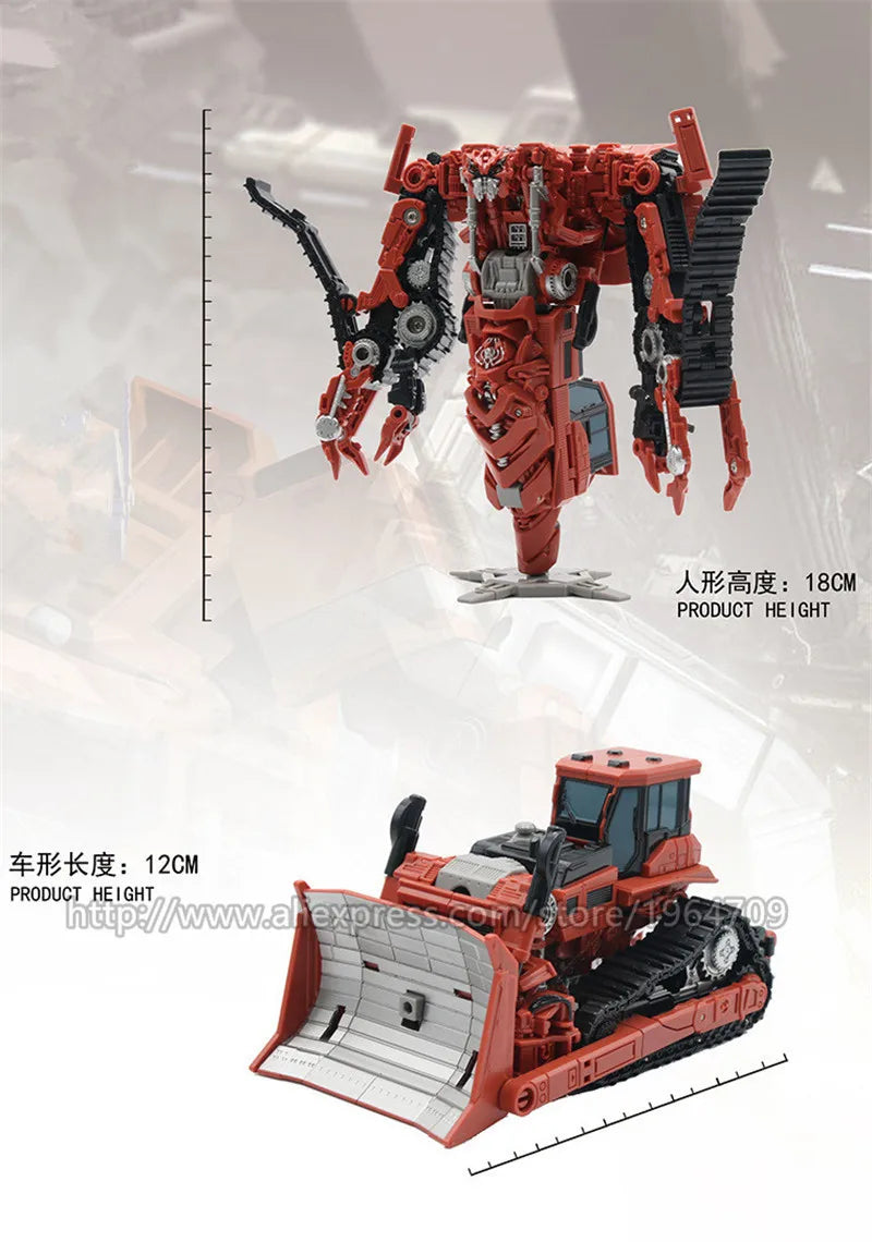 DD03 Anime Transformation Toys Cool Devastator Robot Car AOYI 8 IN 1 Mixmaster Movie Action Figure Vehicle Engineering Model