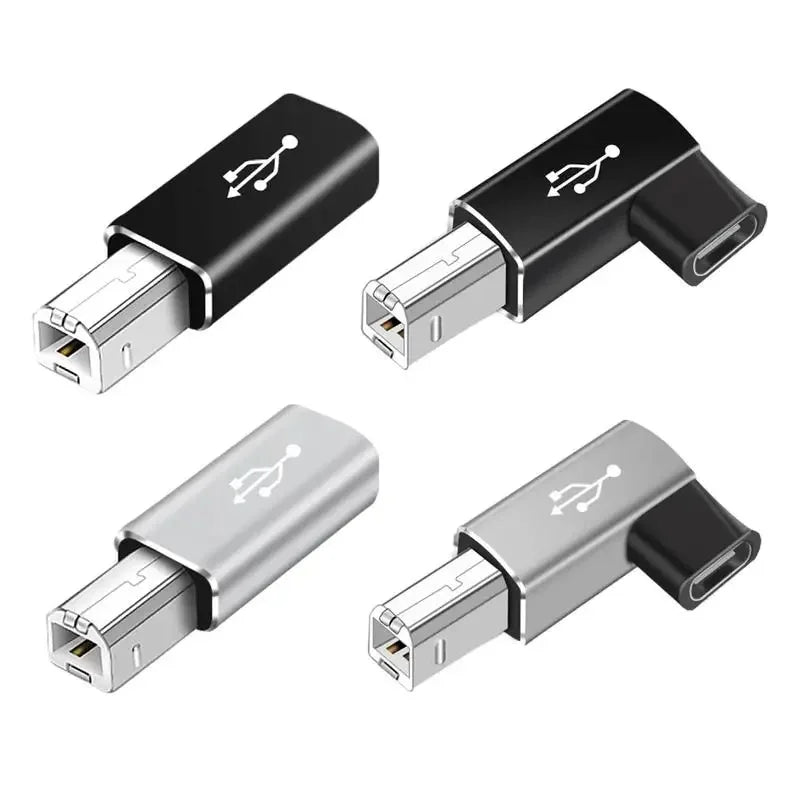 Clearance_USB 2.0 Printer Adapter USB Type C to Type B Male For Printer Hard Drive Base Fax Machine Scanner USB 2.0 Type C Print