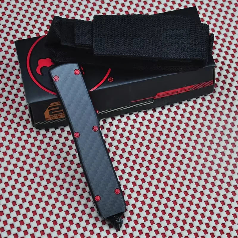 UTX UT 85 Series OTF Tech Micro Ultra M390 Steel Self Defense Pocketknives Aluminium Alloy Carbon Fiber Handle EDC Tools