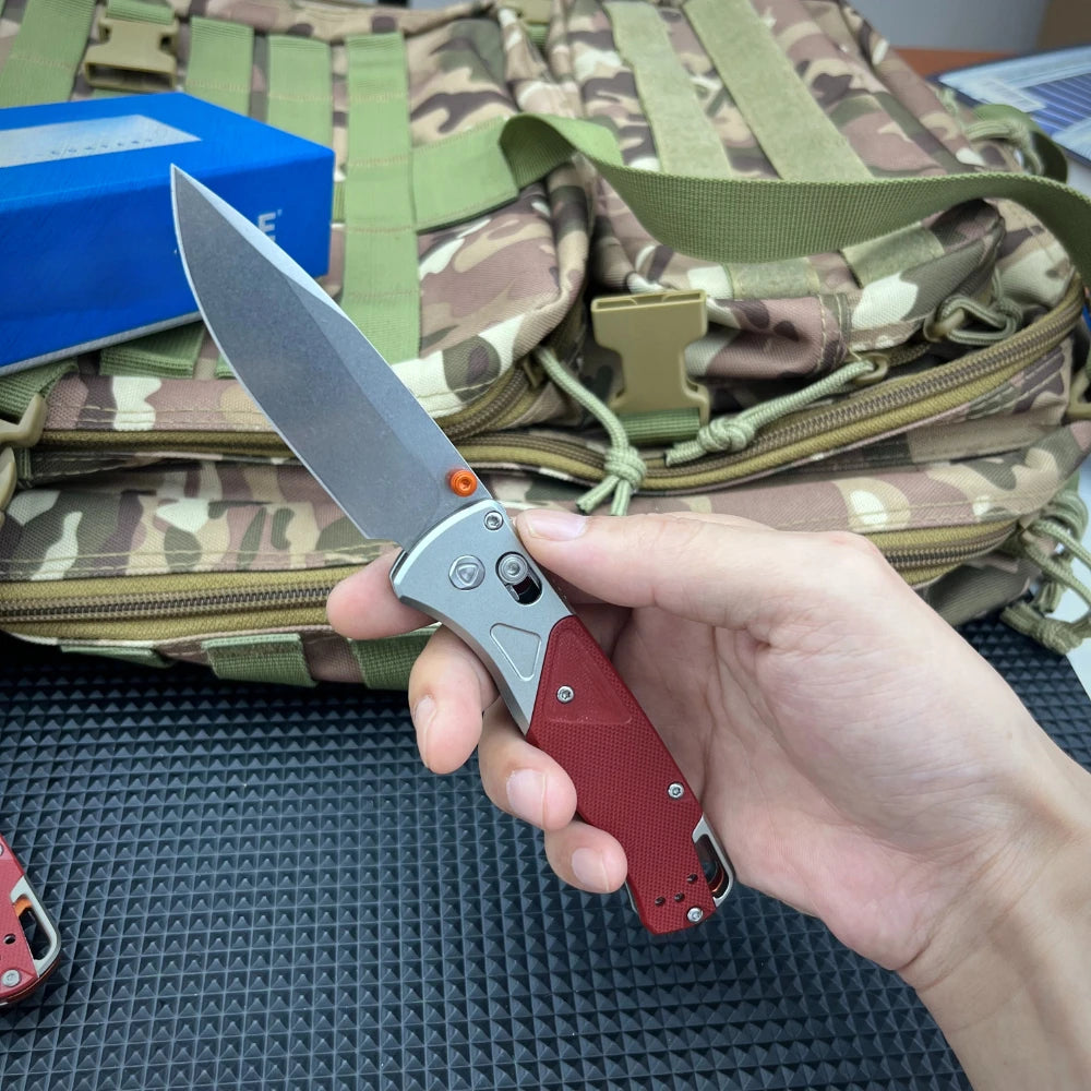Sharp Limited Edition Outdoor Tactical 535 BM Folding Knife Self Defense Camping Portable Utility Multifunctional Hunting Knife