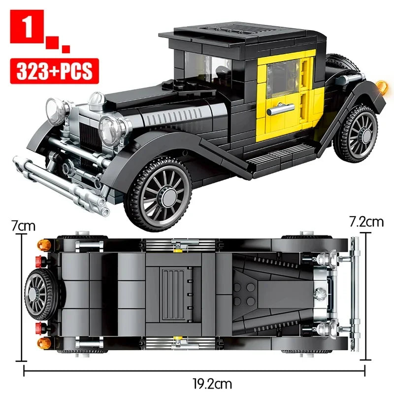 Speed Champions Series Racing Sports Vehiclea Technique Car Supercar Building Blocks Set Bricks Classic MOC Model Toys For Kids