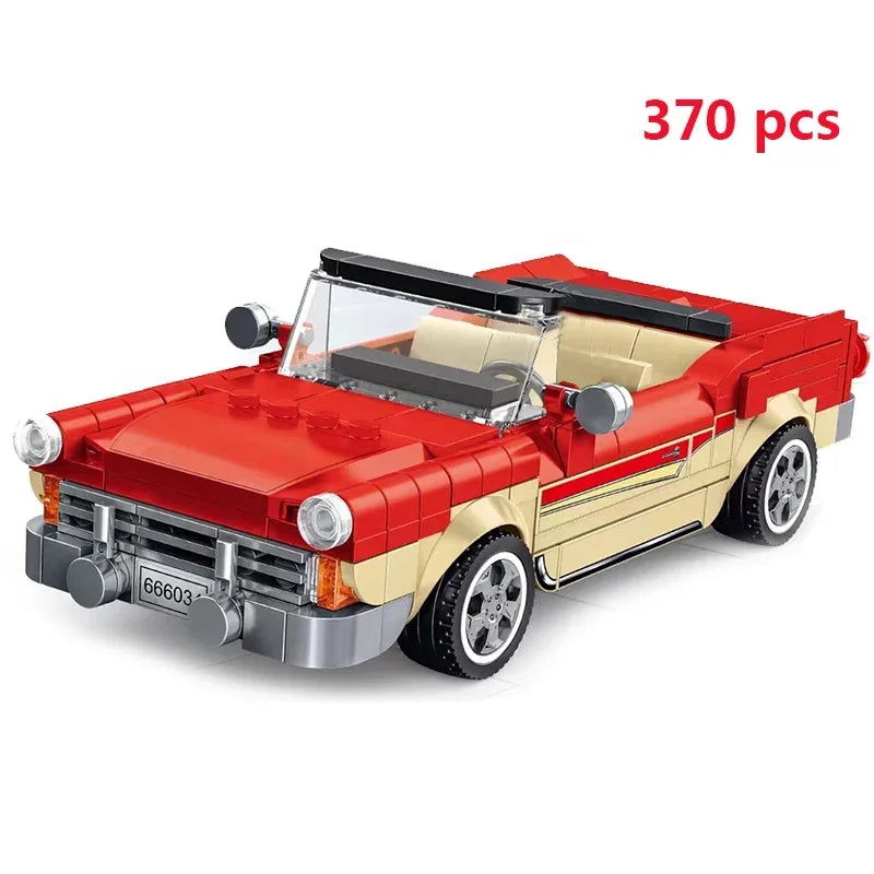 Speed Champions Series Racing Sports Vehiclea Technique Car Supercar Building Blocks Set Bricks Classic MOC Model Toys For Kids