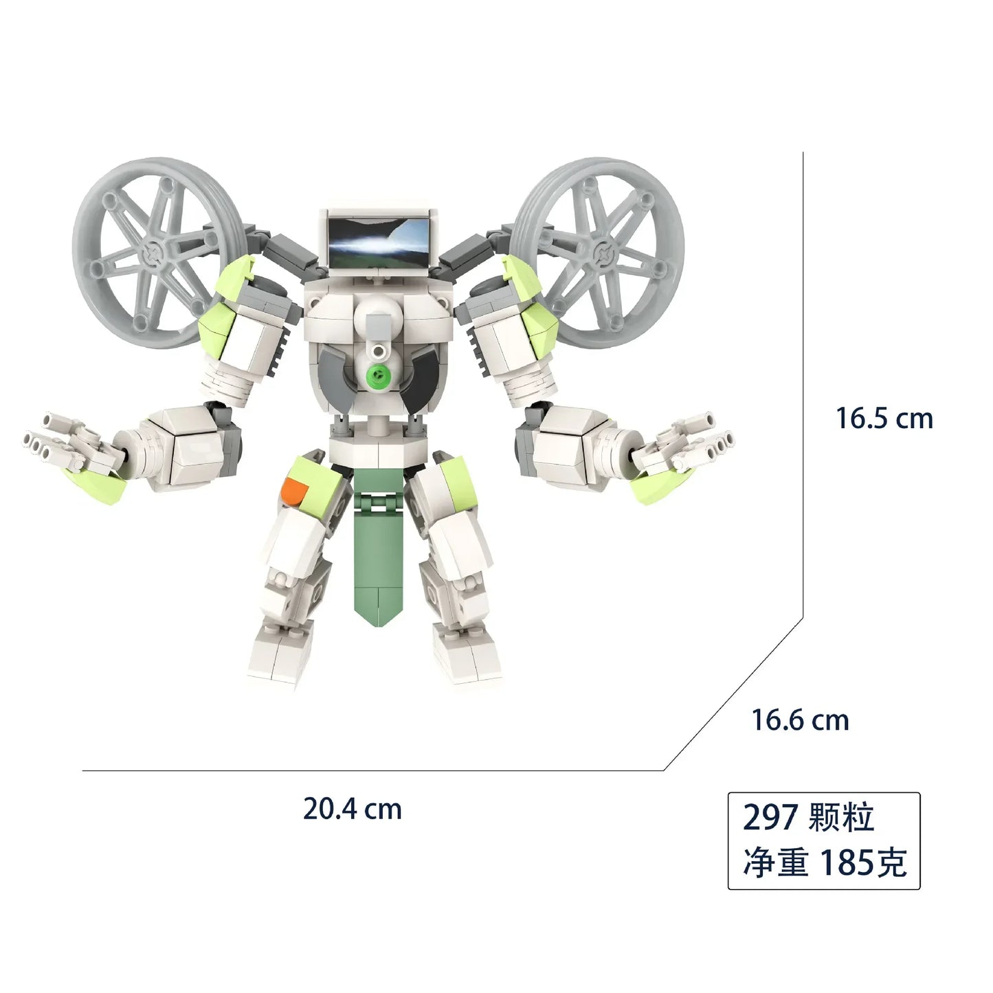 Skibidi Toilet Titan TV Man Speakerman Horror Game Bosses Camara Building Block Cartoon Doll Model Kids Birthday Halloween Gift