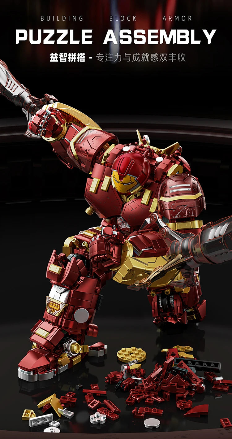 Iron Man The Hulkbuster Ultron Edition Building Block Classics The Avengers Superhero DIY Mech Model Figurines Bricks Toys Gifts