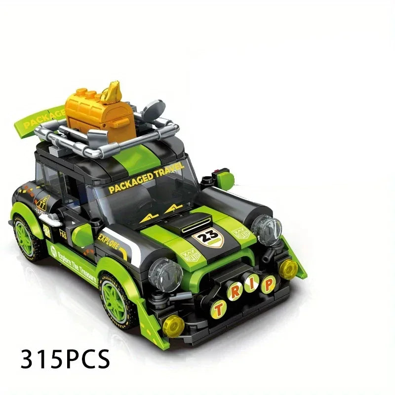 Speed Champions Series Racing Sports Vehiclea Technique Car Supercar Building Blocks Set Bricks Classic MOC Model Toys For Kids