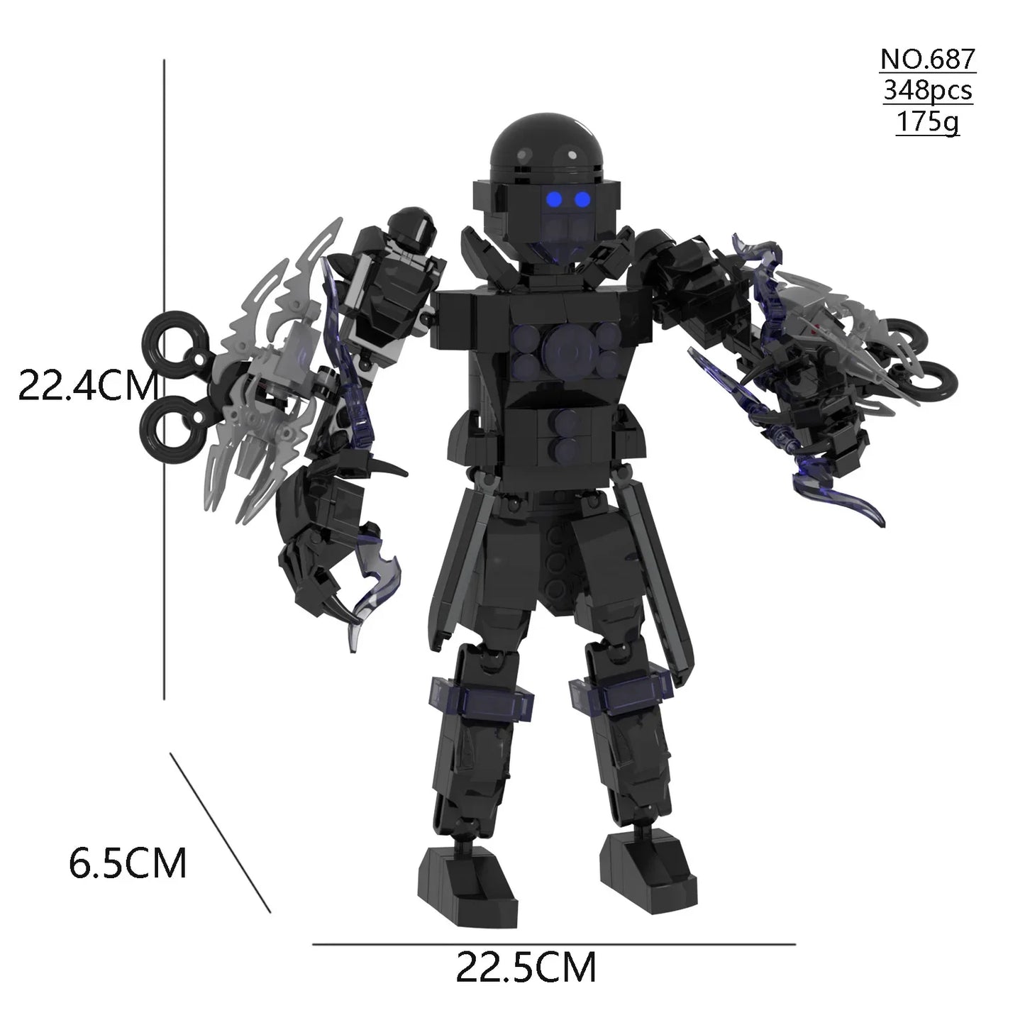 Skibidi Toilet Titan TV Man Speakerman Horror Game Bosses Camara Building Block Cartoon Doll Model Kids Birthday Halloween Gift