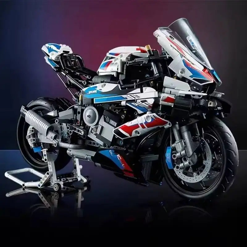 NEW 1920Pcs Technical Racing Motorcycle 1000 RR Motorbike Building Blocks Bricks Toys Birthday Christmas Children Gifts