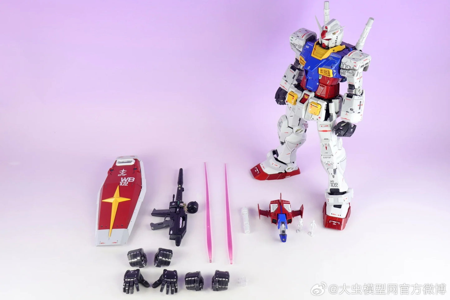 Daban PGU 1/60 Yuanzu 2.0 RX-78-2 Has The Function Of Exposing The Inner Frame With Lamp Assembly Model Kit Action Figures Gift