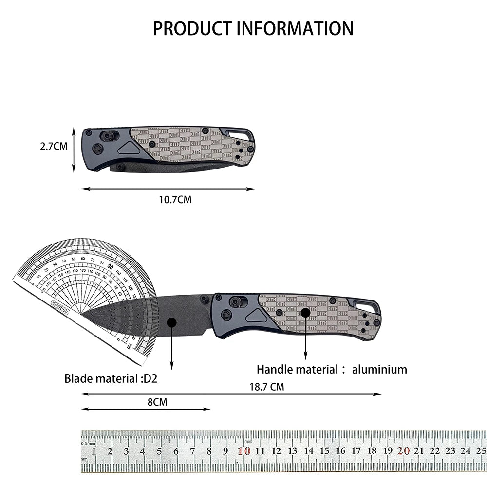 Sharp Limited Edition Outdoor Tactical 535 BM Folding Knife Self Defense Camping Portable Utility Multifunctional Hunting Knife