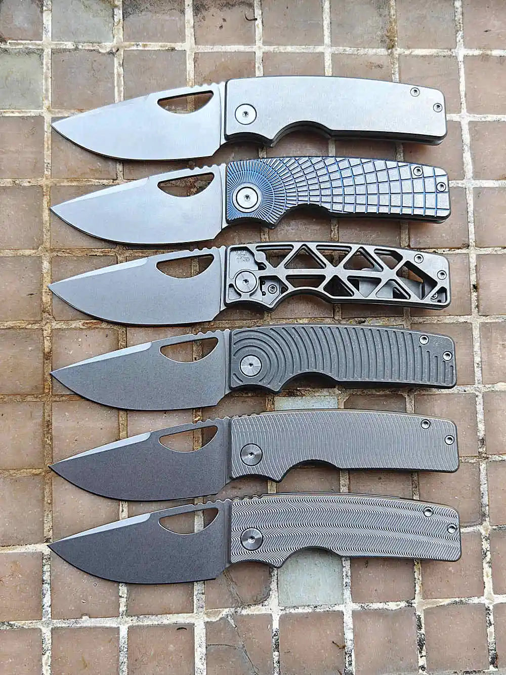 JUFULE Made OZ Rosie Titanium Handle 60+ HRC 154CM Steel Ceramic Bearing Tactical EDC Tool Camping Hunting Outdoor Folding Knife