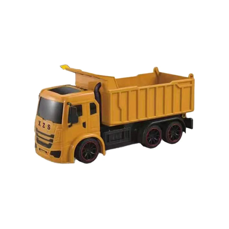 New 4WD Professional Remote Control Excavator Alloy Dump Truck Bulldozer Model RC Car Construction Vehicle Toys Children Gifts