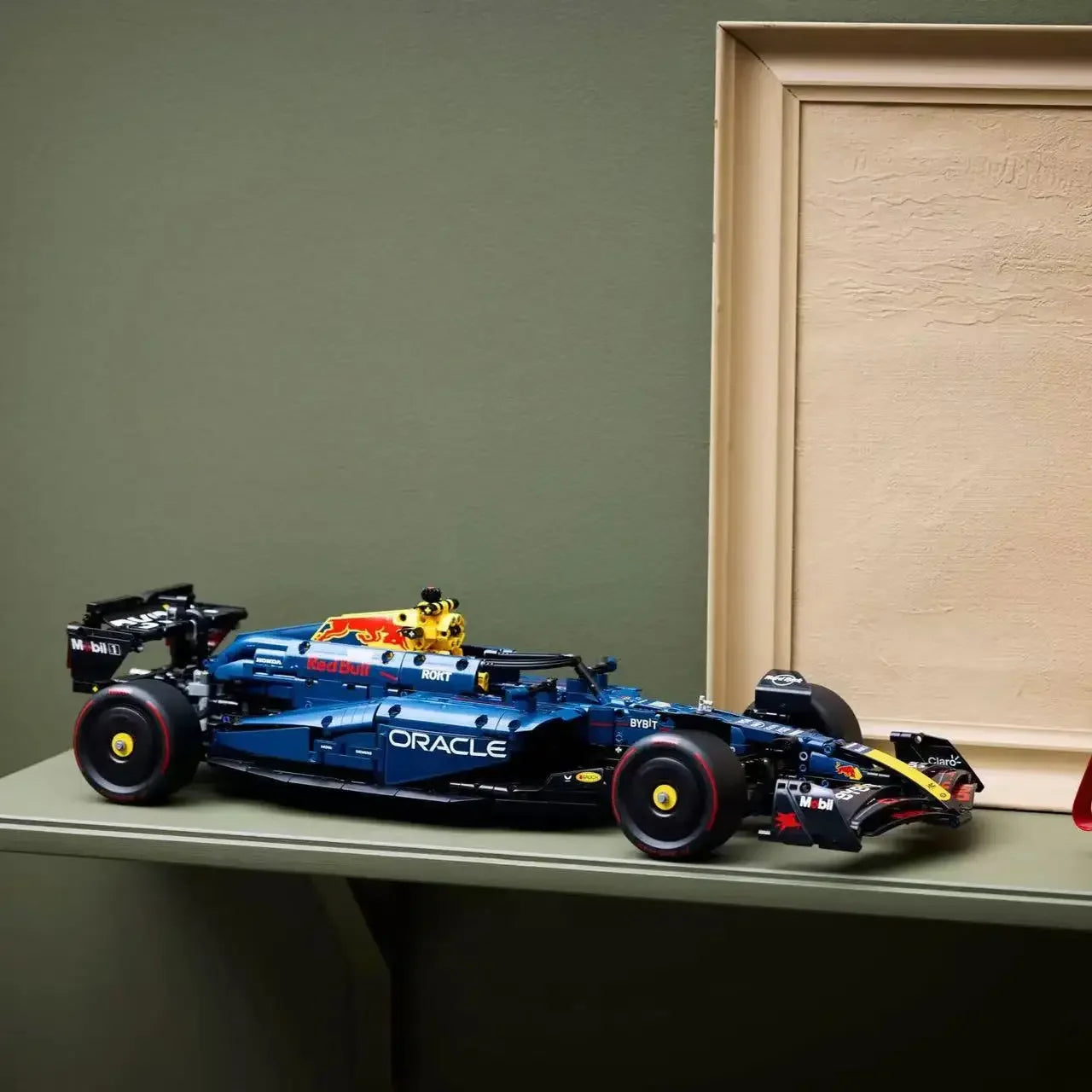 42207 42206 Racing Car Model Kit Mechanical Set Building Block Model ,Red And Blue Birthday Toy Gift Christmas Toy Gift