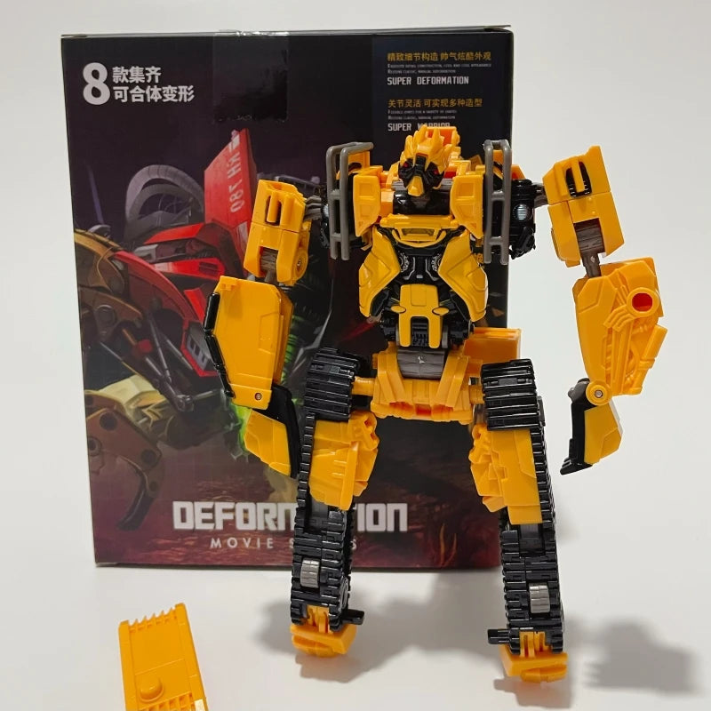 DD03 Anime Transformation Toys Cool Devastator Robot Car AOYI 8 IN 1 Mixmaster Movie Action Figure Vehicle Engineering Model