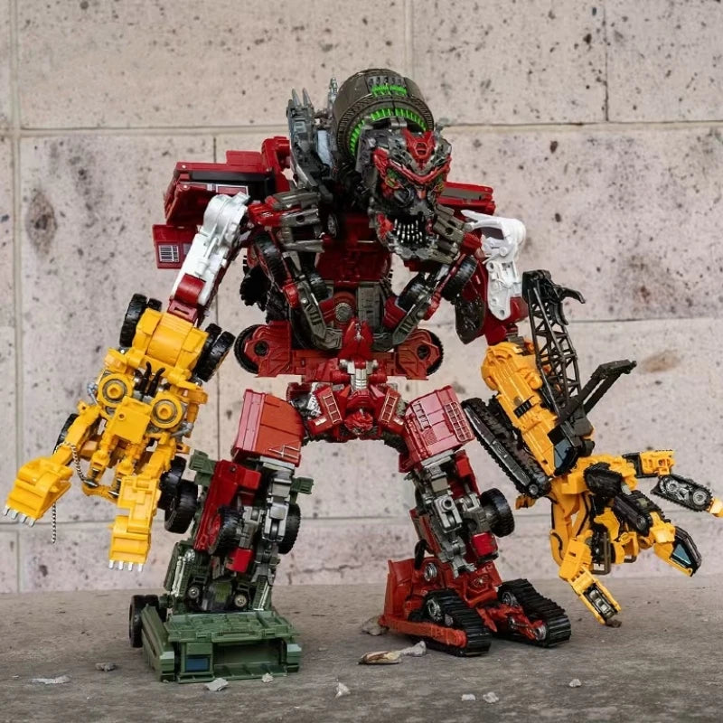 DD03 Anime Transformation Toys Cool Devastator Robot Car AOYI 8 IN 1 Mixmaster Movie Action Figure Vehicle Engineering Model