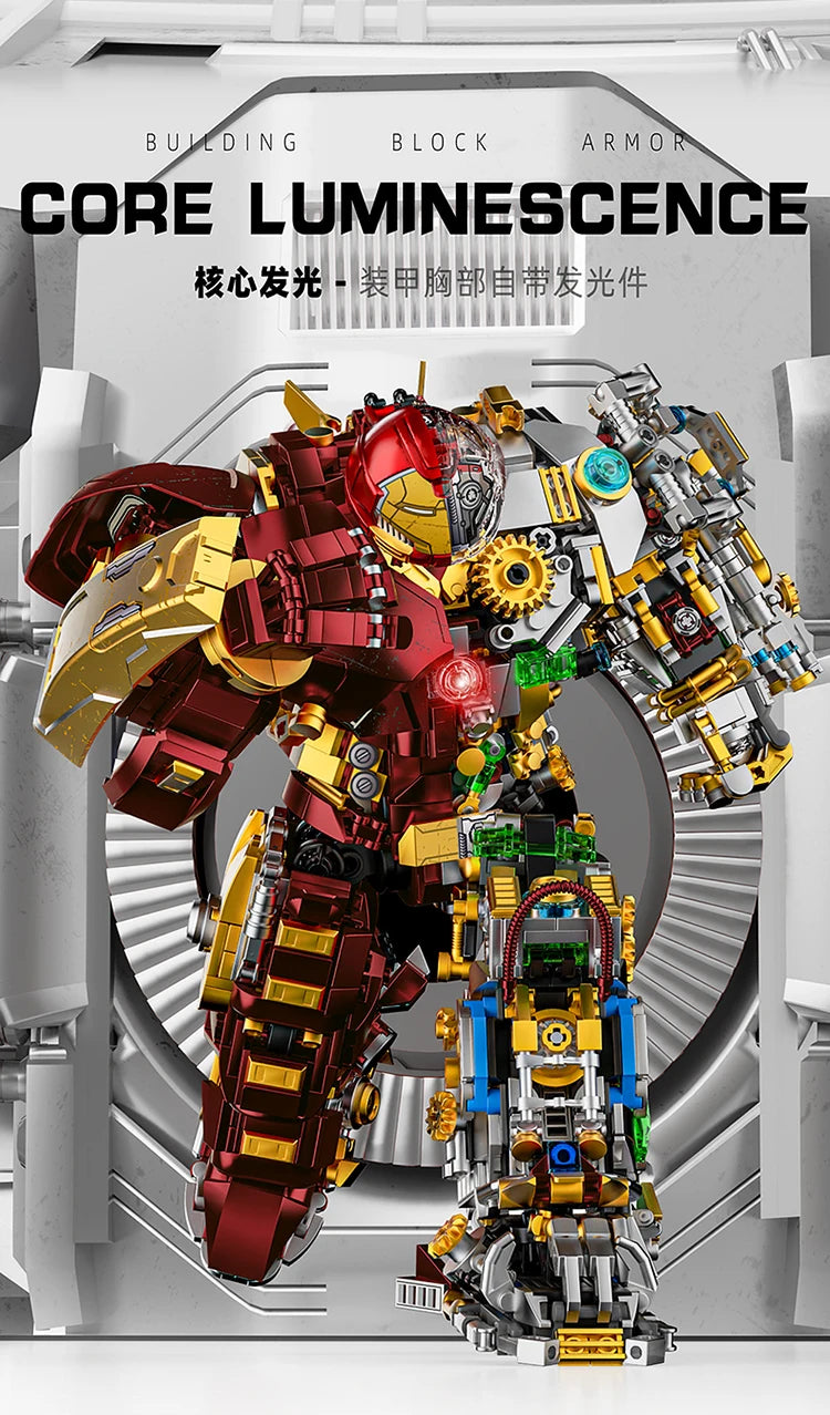 Iron Man The Hulkbuster Ultron Edition Building Block Classics The Avengers Superhero DIY Mech Model Figurines Bricks Toys Gifts