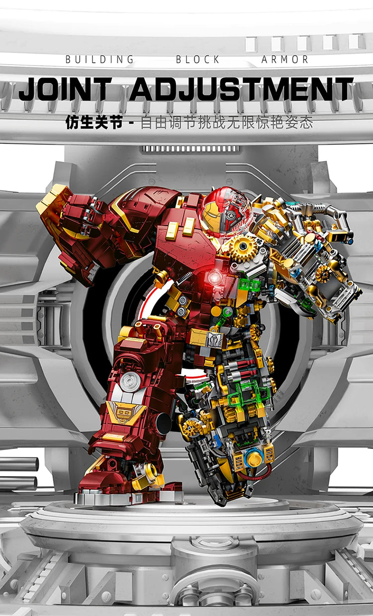 Iron Man The Hulkbuster Ultron Edition Building Block Classics The Avengers Superhero DIY Mech Model Figurines Bricks Toys Gifts