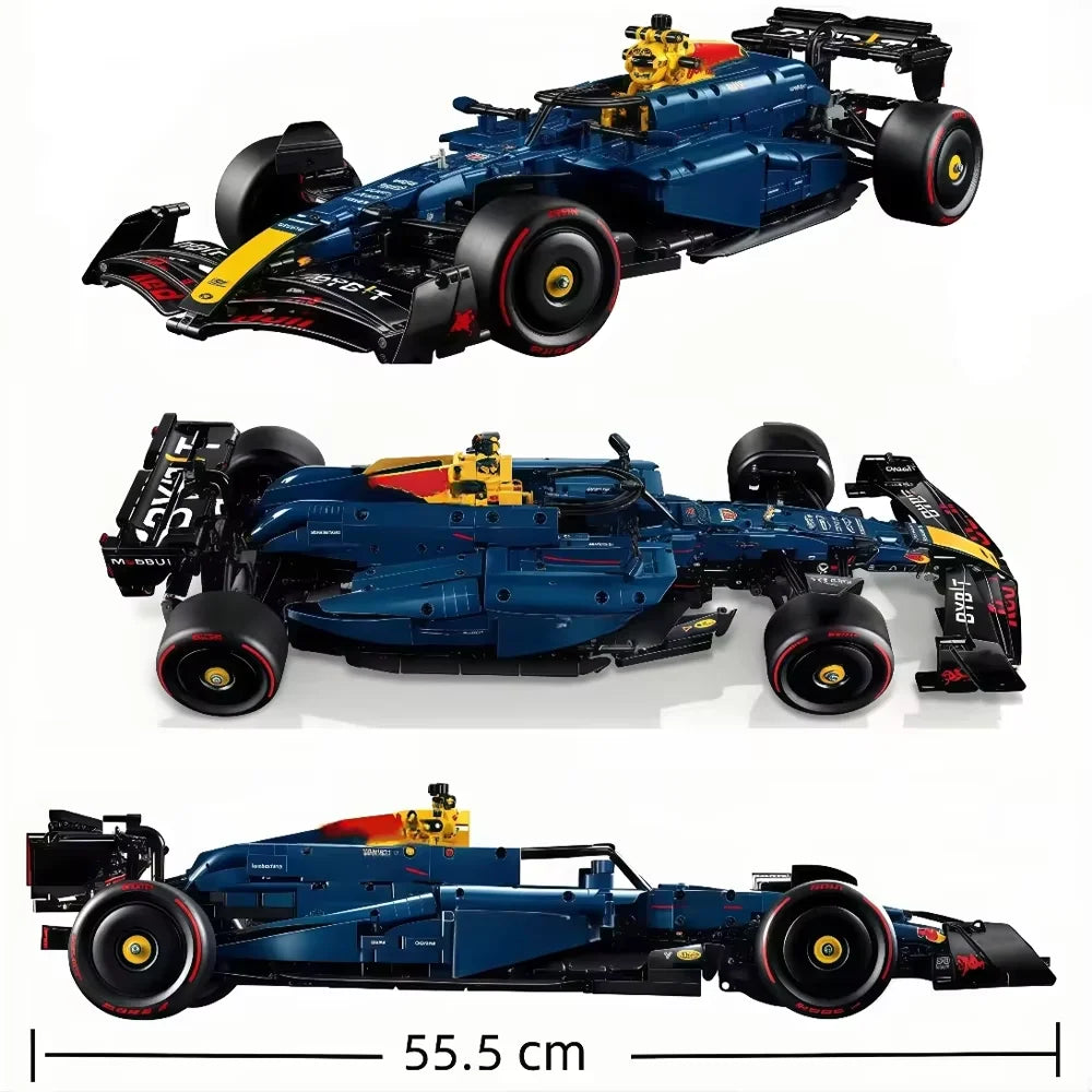 New Technical Machinery 42206 42207 F1 Race Car 1639PCS Building Blocks Model Car Assembly Bricks MOC Ornament Adults Gifts Toys