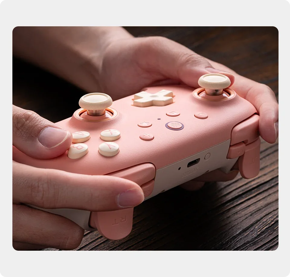 8BitDo Ultimate 2C Wireless Gaming Controller,Gamepad with Hall Effect for PC, Windows 10, 11, Steam Deck, Raspberry Pi, Android
