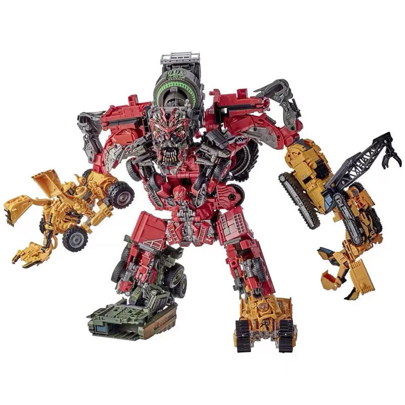AOYI NEW 8 IN 1 Devastator Transformation Movie Toys Anime Action Figure Cool Engineering Vehicles Mode Robot Car Boy DD04 DD03