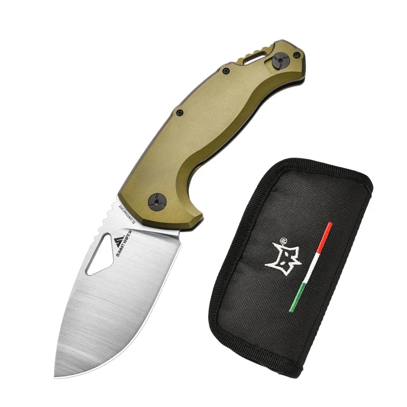 FOX-SK-02OD multi-functional folding knife, outdoor camping, climbing, fishing, emergency rescue tool, sharp fruit knife