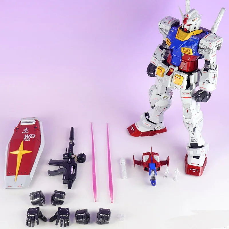 Daban PGU 1/60 Yuanzu 2.0 RX-78-2 Has The Function Of Exposing The Inner Frame With Lamp Assembly Model Kit Action Figures Gift