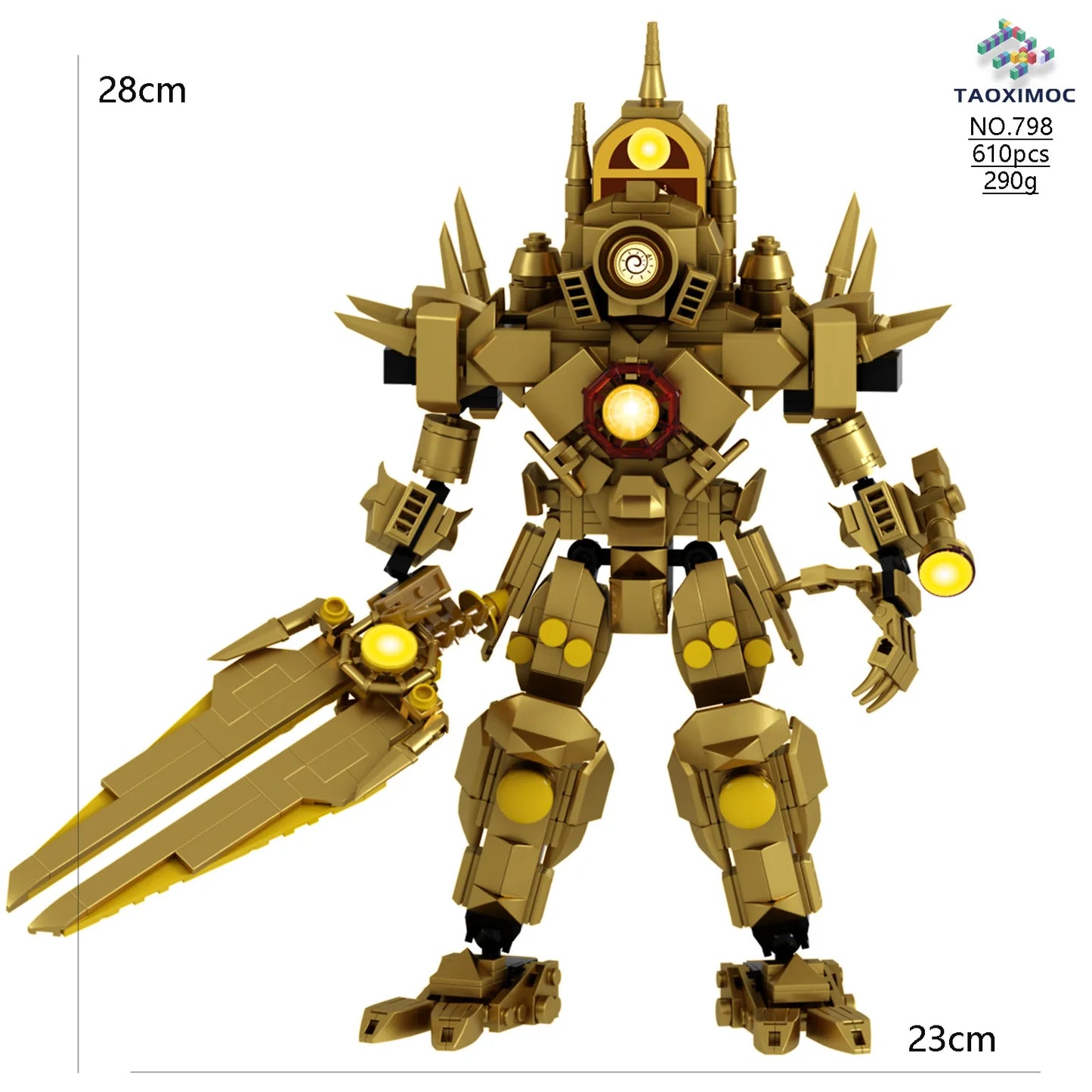 Skibidi Toilet Titan TV Man Speakerman Horror Game Bosses Camara Building Block Cartoon Doll Model Kids Birthday Halloween Gift