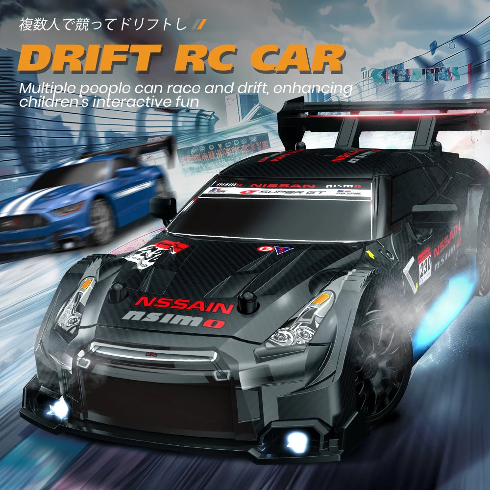 1:24 High Speed RC Drift Car 2.4G 4WD Remote Control Mini Racing Car Competition Race Car Toy for Children