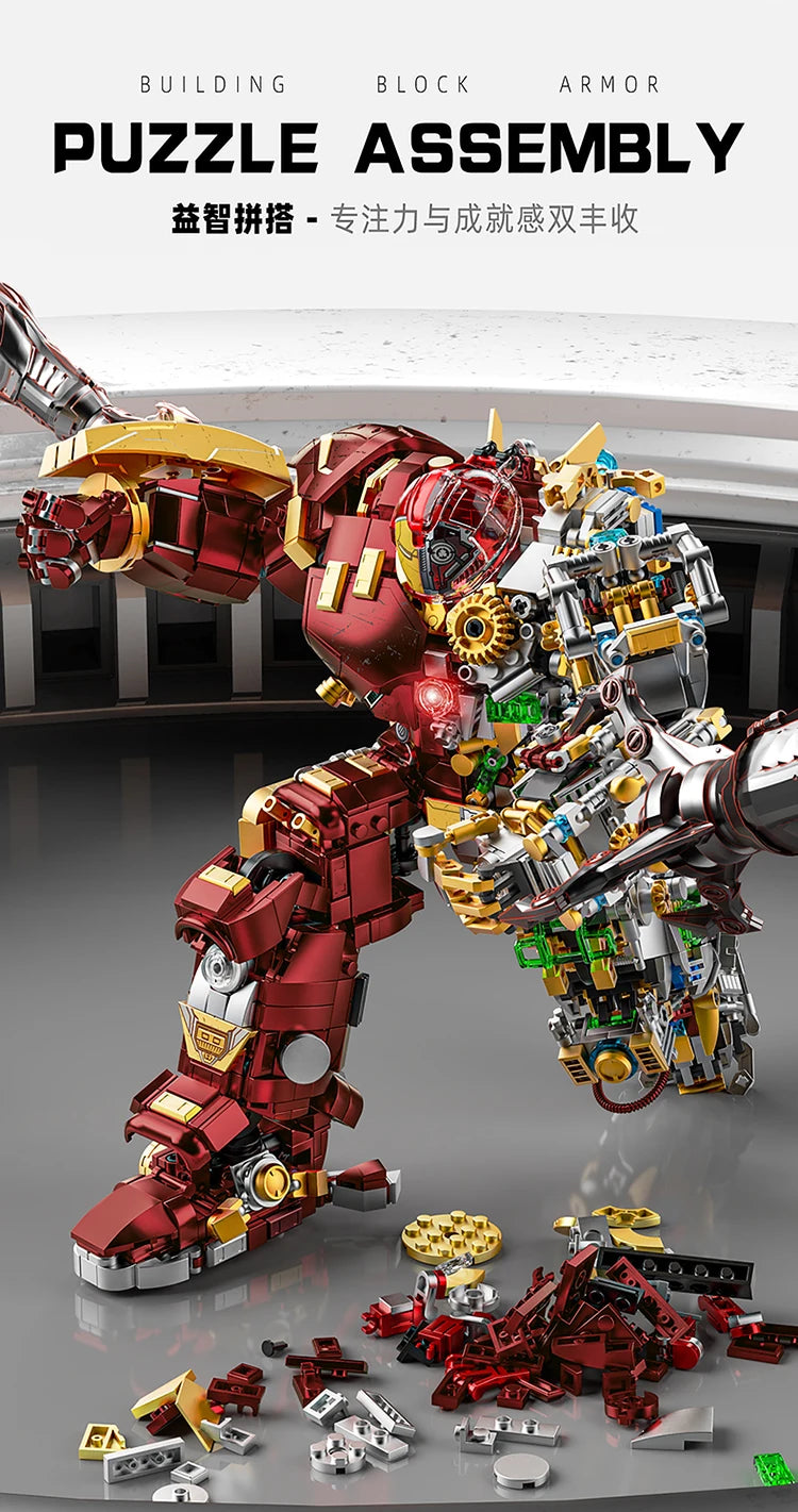 Iron Man The Hulkbuster Ultron Edition Building Block Classics The Avengers Superhero DIY Mech Model Figurines Bricks Toys Gifts