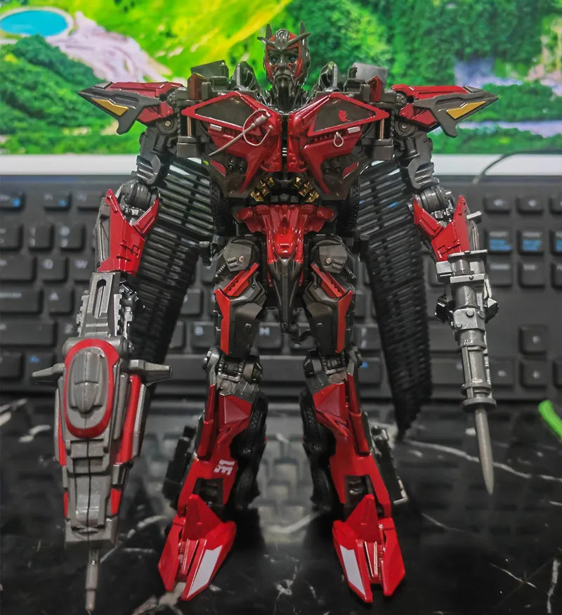 BAIWEI New 18CM Transformation Toys Movie 7 Robot Car Military Model SS56 Action Figures Classic Kids Gift TW-1028