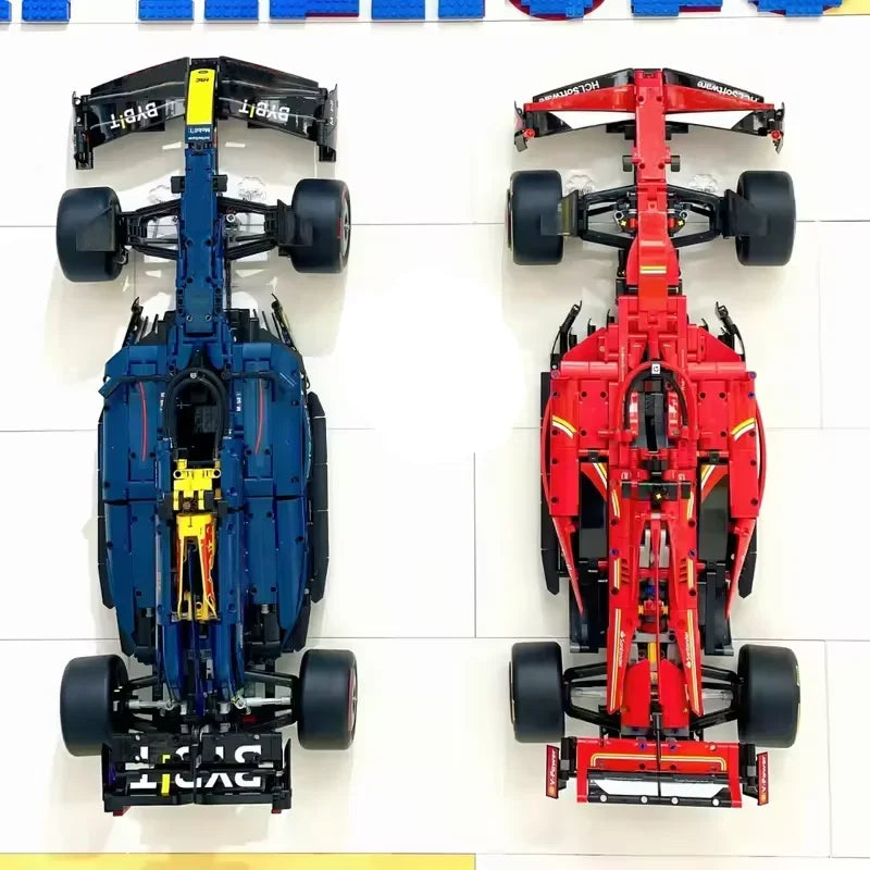 New Technical Machinery 42206 42207 F1 Race Car 1639PCS Building Blocks Model Car Assembly Bricks MOC Ornament Adults Gifts Toys