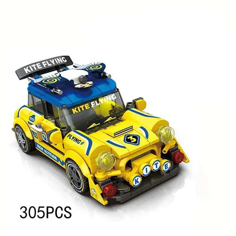 Speed Champions Series Racing Sports Vehiclea Technique Car Supercar Building Blocks Set Bricks Classic MOC Model Toys For Kids