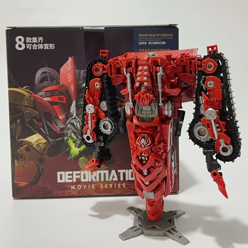 DD03 Anime Transformation Toys Cool Devastator Robot Car AOYI 8 IN 1 Mixmaster Movie Action Figure Vehicle Engineering Model