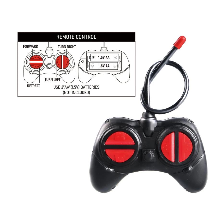 4-Way Remote Control Car with Light Anti-Slip Rubber Tire Outdoor Off-Road Climbing Kidsren's Boy Toy Car Model