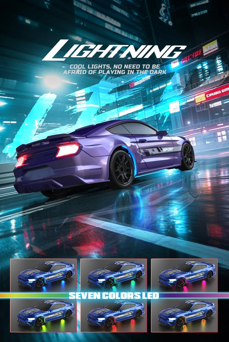 1/64 2.4G High speed Drift Rc Car 4WD Remote Control Car Four Wheel Drive Radio Controlled Mini RTR Racing Model Boy Toy Gift