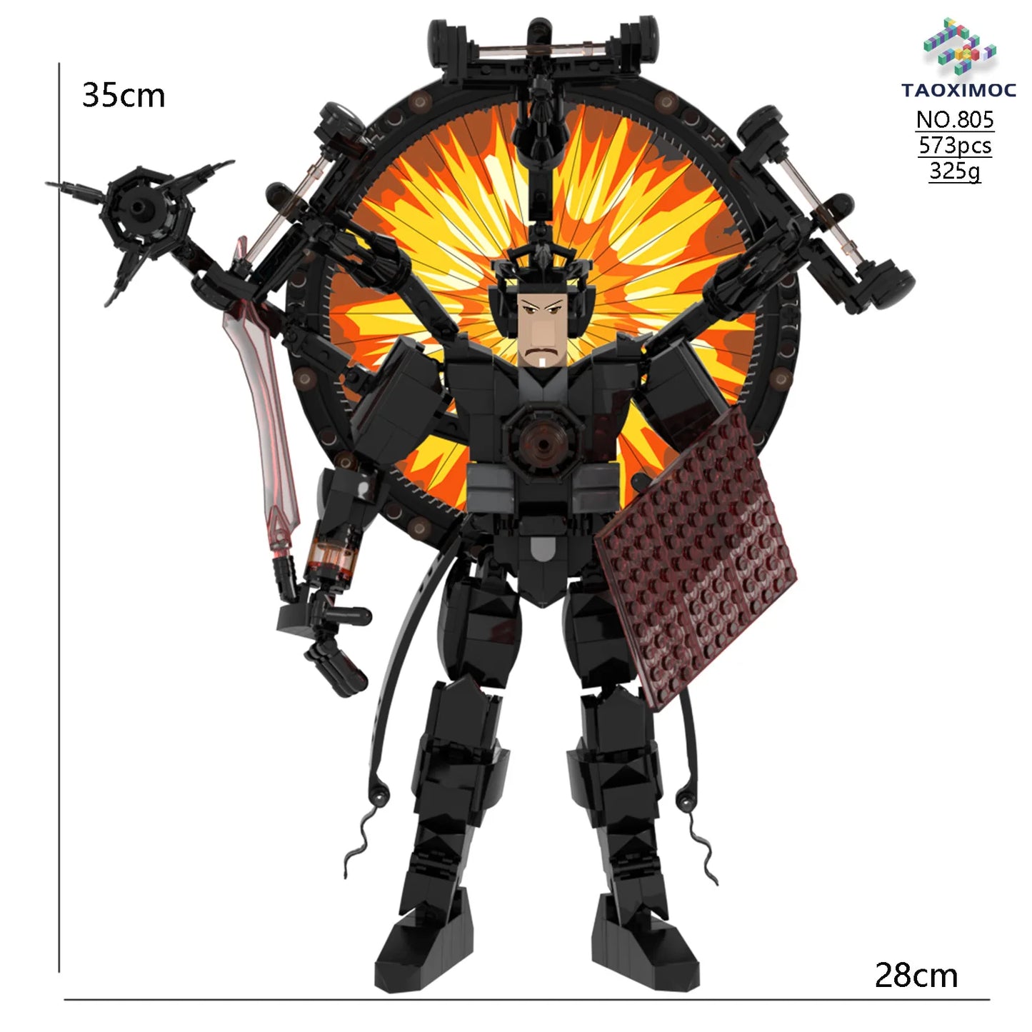 Skibidi Toilet Titan TV Man Speakerman Horror Game Bosses Camara Building Block Cartoon Doll Model Kids Birthday Halloween Gift