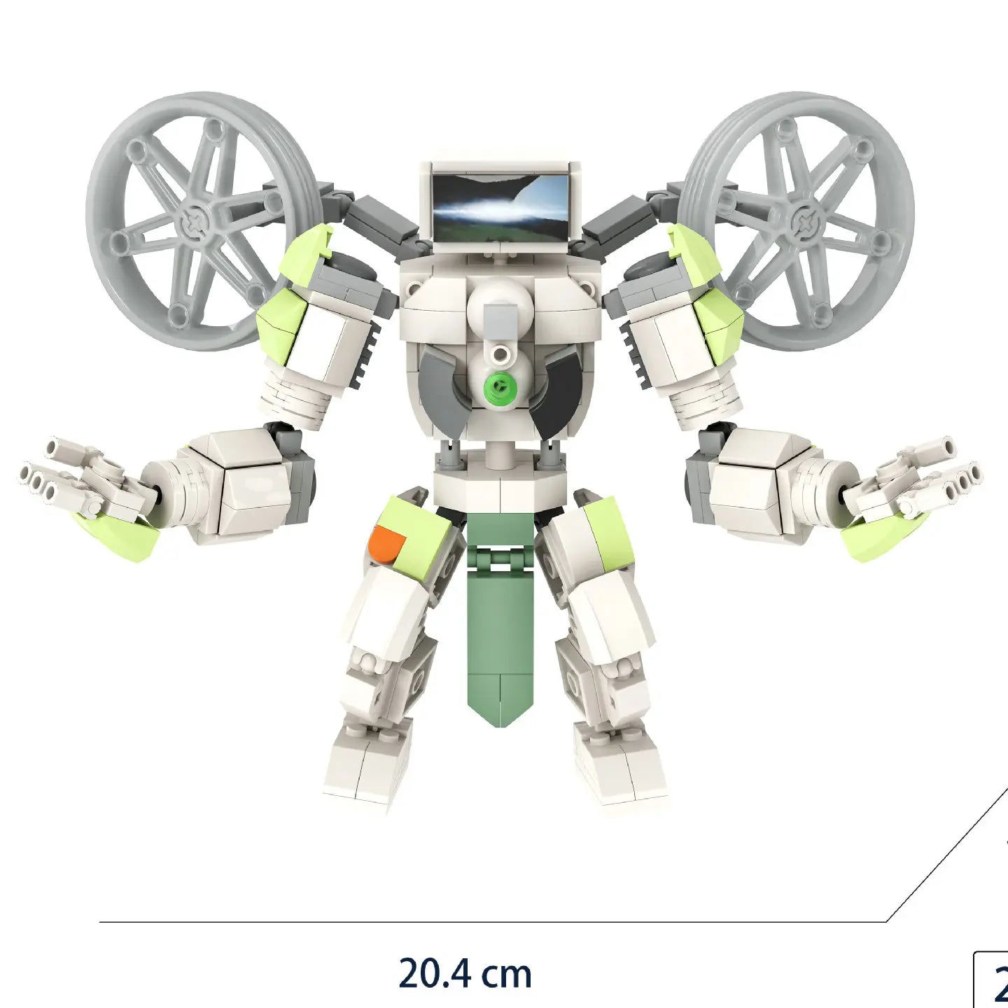 Skibidi Toilet Titan TV Man Speakerman Horror Game Bosses Camara Building Block Cartoon Doll Model Kids Birthday Halloween Gift