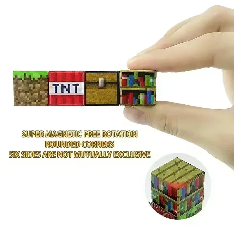 2025 New 10-300pcs DIY Magnetics Building Blocks Mini World Magnetic Building Blocks Puzzle Blocks For Children's Birthday Gifts