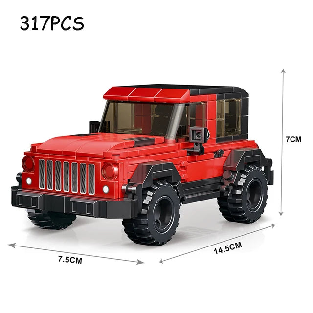 Speed Champions Series Racing Sports Vehiclea Technique Car Supercar Building Blocks Set Bricks Classic MOC Model Toys For Kids