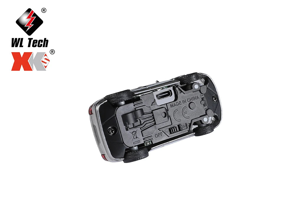 WLtoys 6401 1/64 Mini RC Car With Wifi APP Control,720P FPV Camera,Full Scale Built In Gyroscope VR Videography Toys for Kids