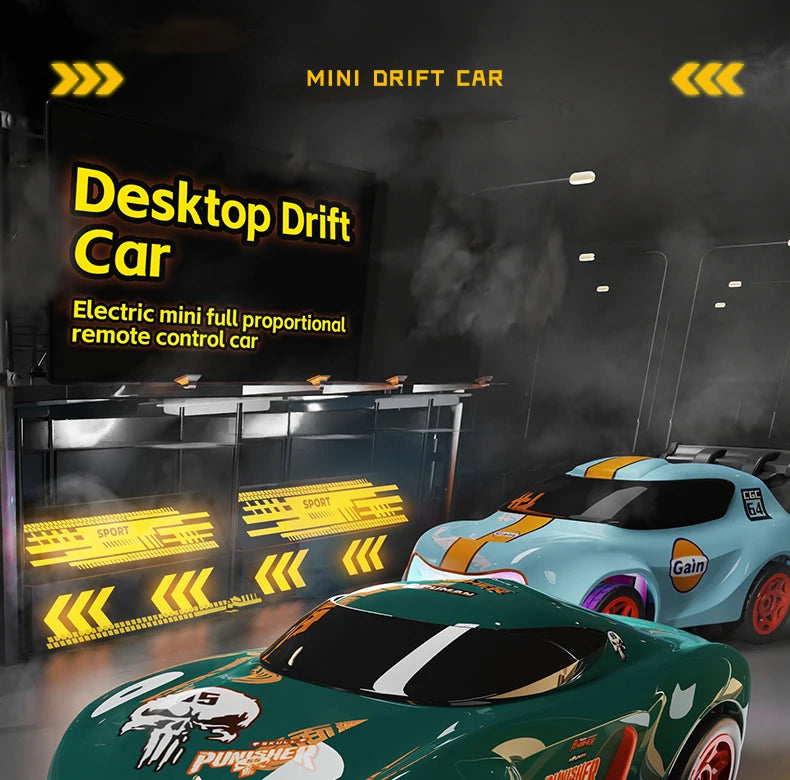 1/64 2.4G High speed Mini Drift Rc Car 4WD Remote Control Car Four Wheel Drive Radio Controlled Mini Racing Model Boy Toy Gifts