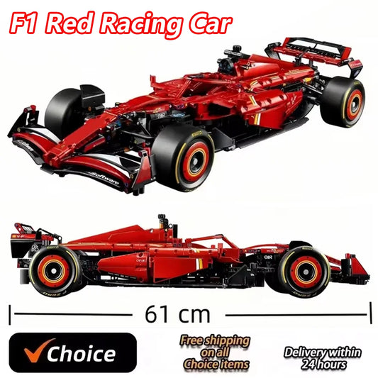 New Technical Machinery 42206 42207 F1 Race Car 1639PCS Building Blocks Model Car Assembly Bricks MOC Ornament Adults Gifts Toys