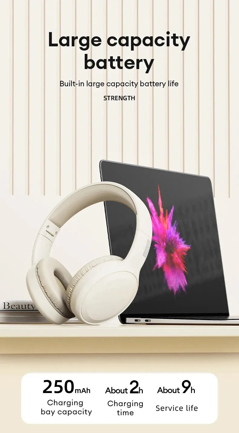 Choice Lenovo TH30 Wireless Headphones Bluetooth 5.3 Earphones Foldable Game Headset Sport Headphone with Mic Music Earbuds
