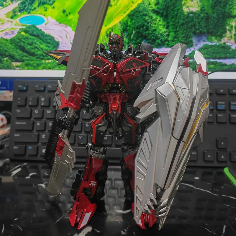 BAIWEI New 18CM Transformation Toys Movie 7 Robot Car Military Model SS56 Action Figures Classic Kids Gift TW-1028