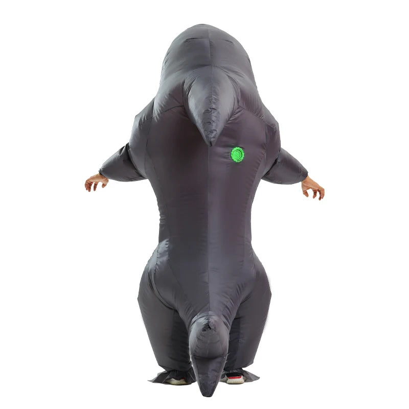 Adult Inflatable Muscle Shark Costume Funny Character Cosplay Mascot Halloween Beach Party Props Costume