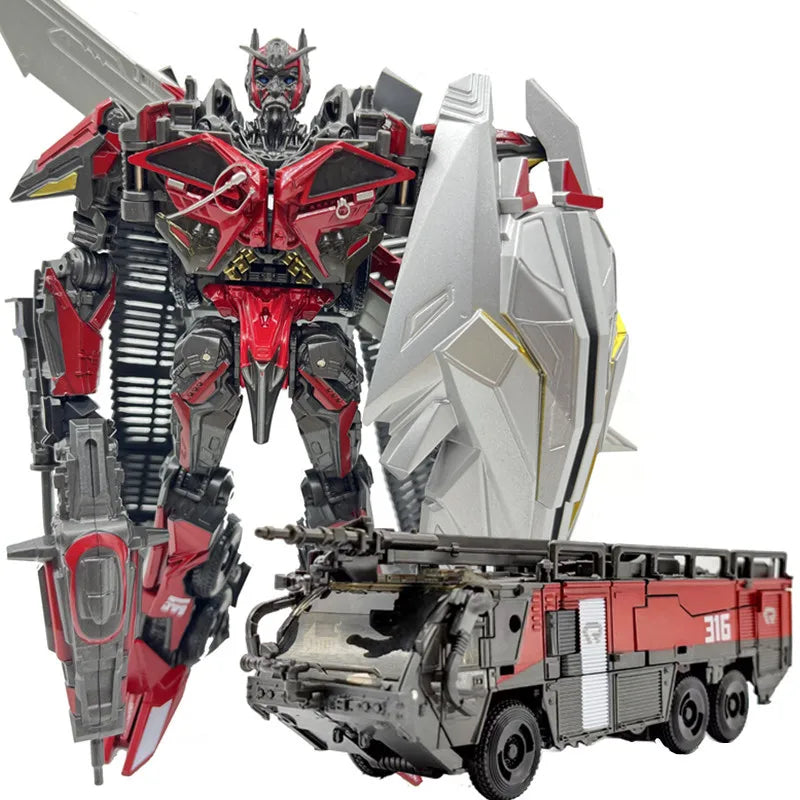 BAIWEI New 18CM Transformation Toys Movie 7 Robot Car Military Model SS56 Action Figures Classic Kids Gift TW-1028