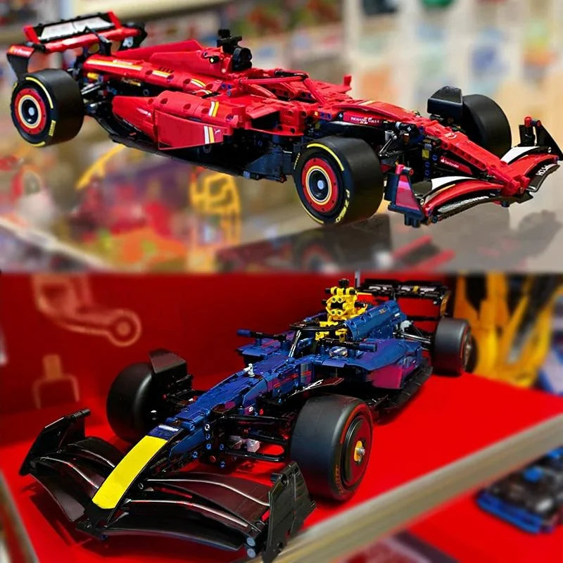 New Technical Machinery 42206 42207 F1 Race Car 1639PCS Building Blocks Model Car Assembly Bricks MOC Ornament Adults Gifts Toys