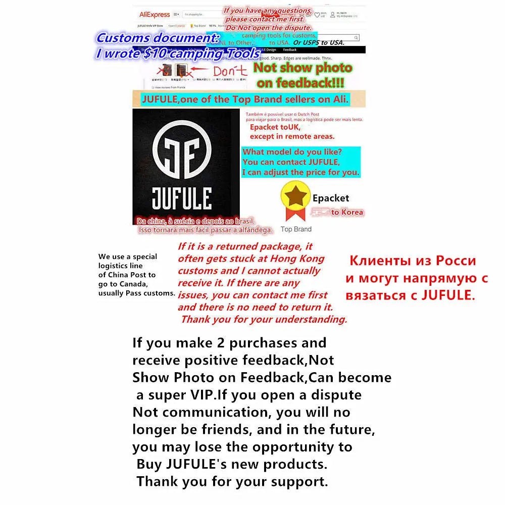 Ask JUFULE What product does the customer want? You can contact me Tools,Just be patient and wait, there's no need for disputes