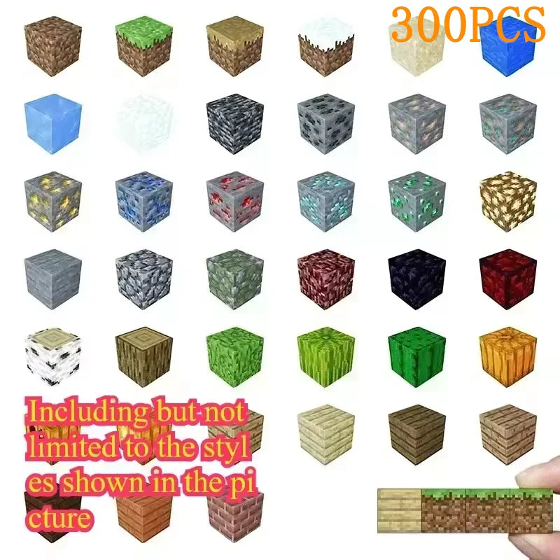 2025 New 10-300pcs DIY Magnetics Building Blocks Mini World Magnetic Building Blocks Puzzle Blocks For Children's Birthday Gifts