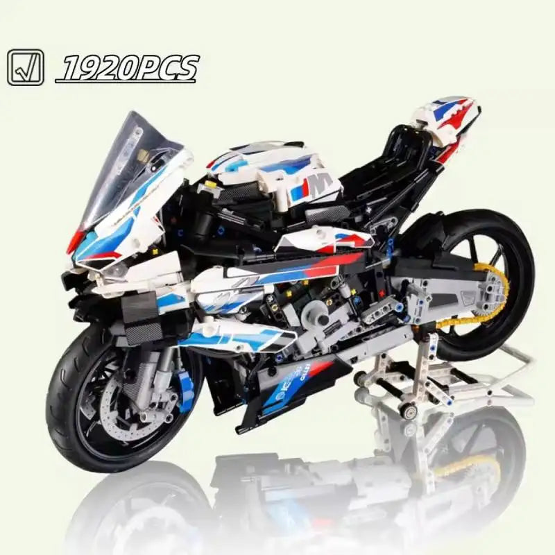 NEW 1920Pcs  Technical Racing  Motorcycle 1000 RR Motorbike Building Blocks Bricks Toys  Birthday Christmas Children Gifts