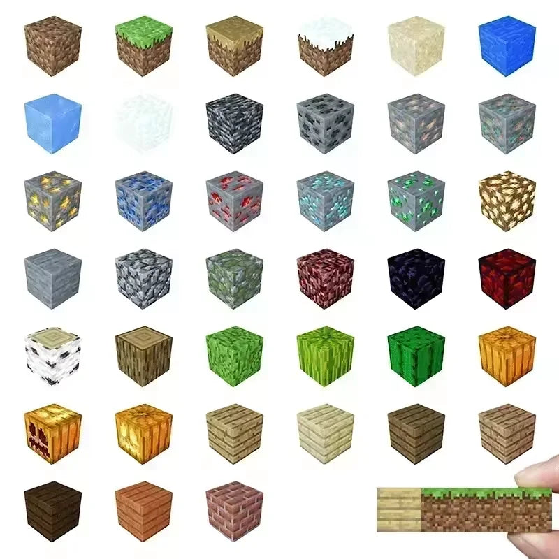2025 New 10-300pcs DIY Magnetics Building Blocks Mini World Magnetic Building Blocks Puzzle Blocks For Children's Birthday Gifts